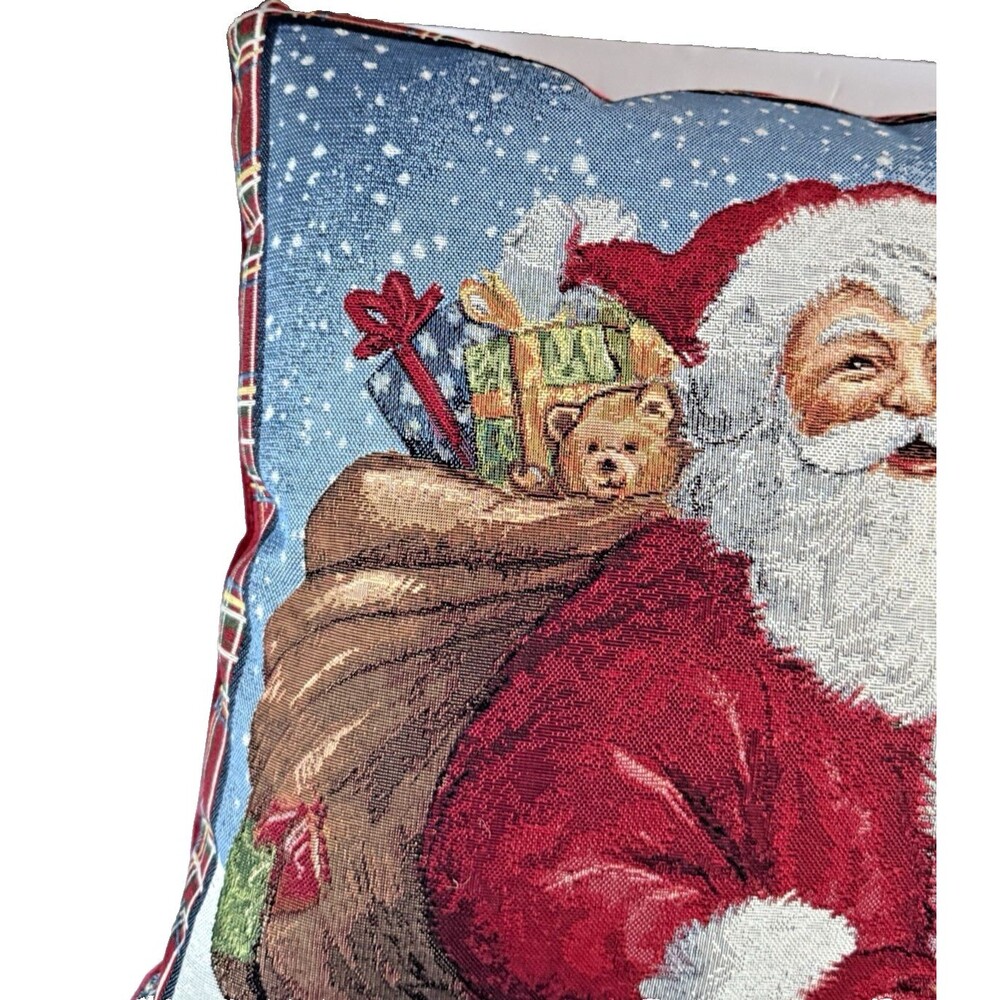Caldeira Luxury Santa Claus Christmas Throw Pillow Decorative Made in UK - Picture 10 of 12